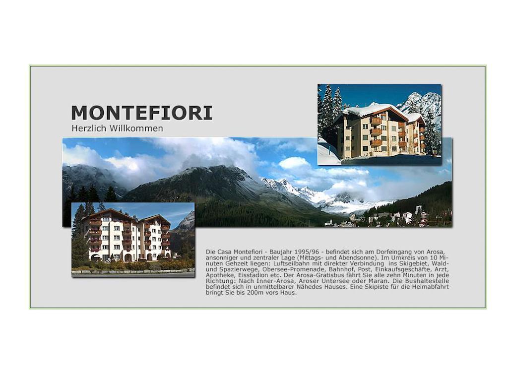 Montefiori 2 Apartman Arosa Kültér fotó